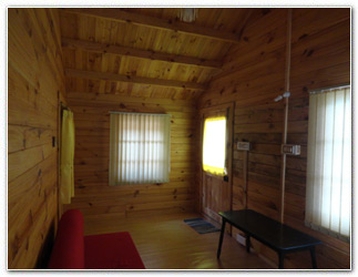 Wooden home varanda interior 