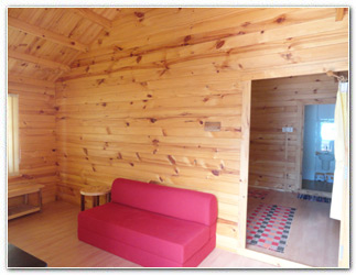 Wooden home interior